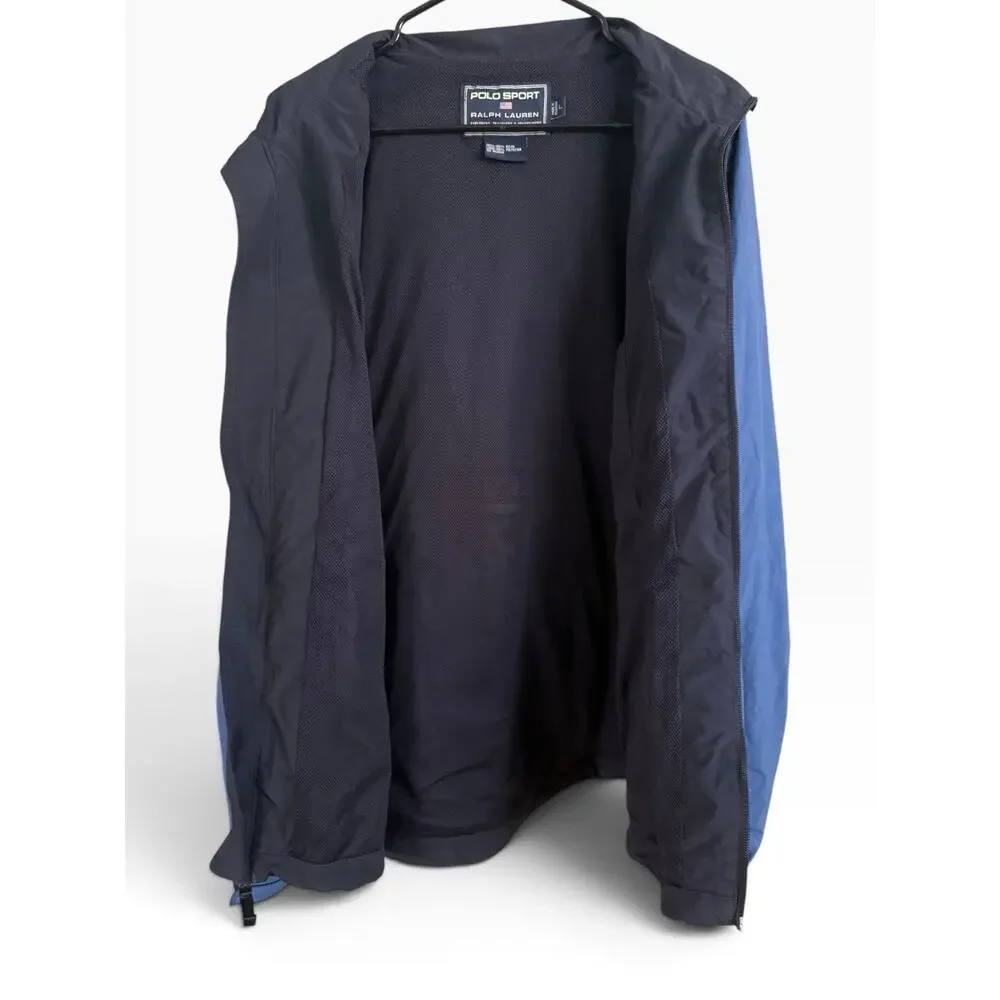 Vintage Y2K Polo Sport Ralph Lauren Technical Windbreaker Jacket L